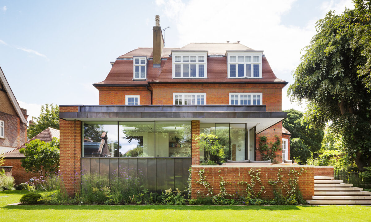 harper latter architects contemporary extension in wimbledon village