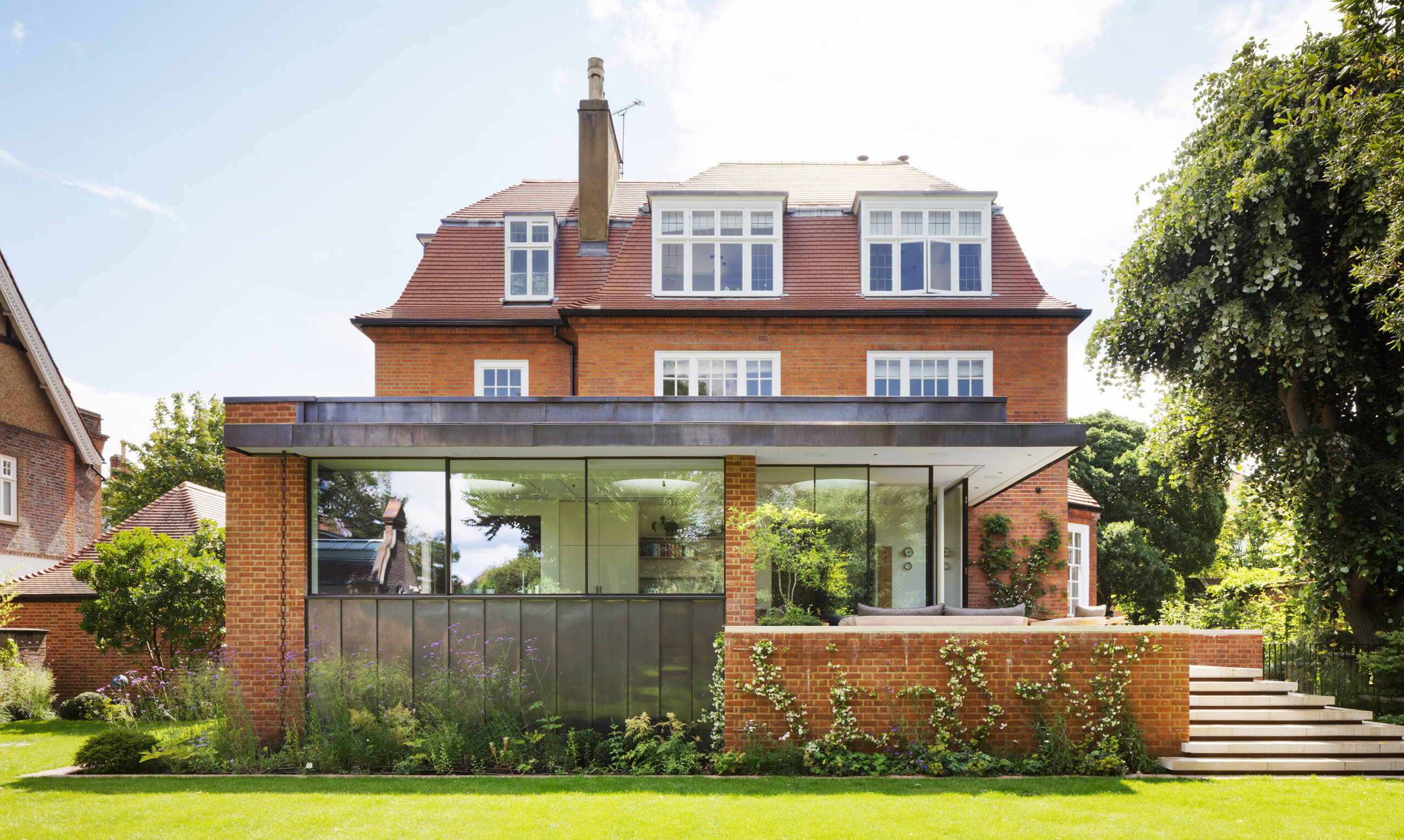 harper latter architects contemporary extension in wimbledon village scaled